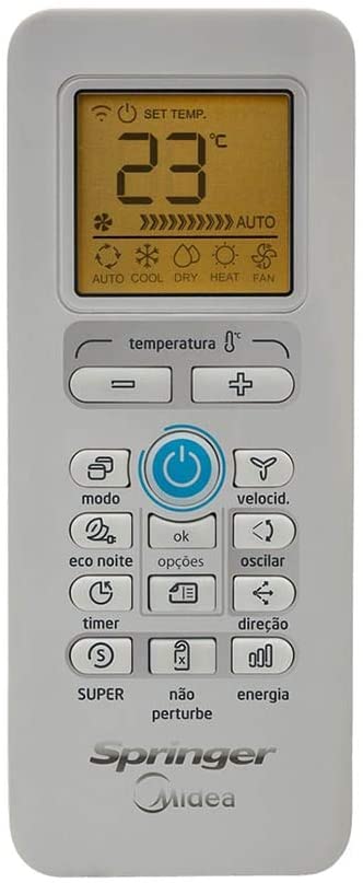 Ar-Condicionado Split HW Springer Midea Air Volution 12.000 BTUs Só Frio 220V