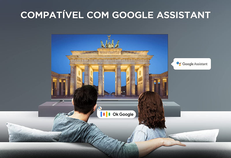 Smart TV LED 65” TCL P715 4K Android UHD HDR com Wi-Fi, Borda Ultrafina e Google Assistant