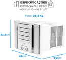 Ar Condicionado de Janela Mecânico, Springer, Branco, 10.000 BTU/h Frio, 110v, Midea