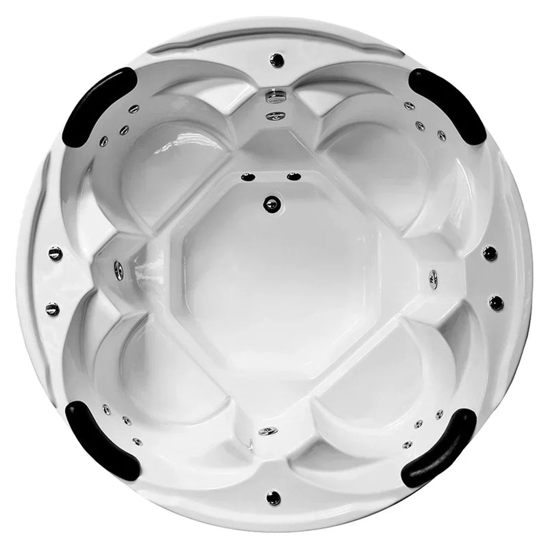 Spa Redondo Califórnia completo com hidro (1,80 x 1,80 x 0,71) Gel Coat 220v - Brasil Banheiras