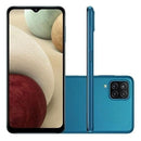 Smartphone Samsung Galaxy A12 64GB 4G Wi-Fi Tela 6.5'' Dual Chip 4GB RAM Câmera Quádrupla + Selfie 8MP - Azul