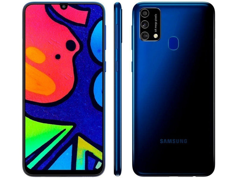 Smartphone Samsung Galaxy M21s 64GB 4G Wi-Fi Tela 6.4'' Dual Chip 4GB RAM Câmera Tripla + Selfie 32MP - Azul